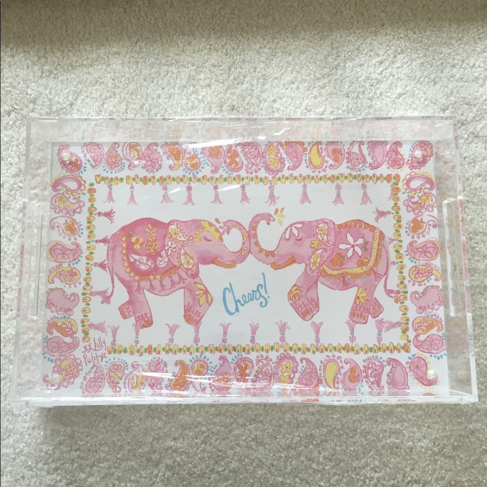 Lilly Pulitzer acrylic tray